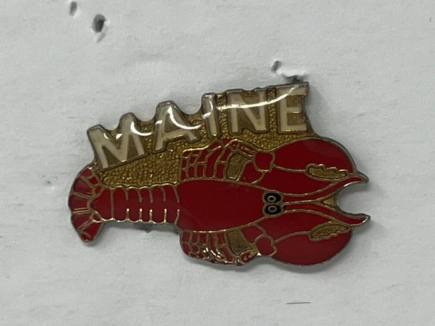 Maine Lobster Souvenir Cities & States Lapel Pin CPS1