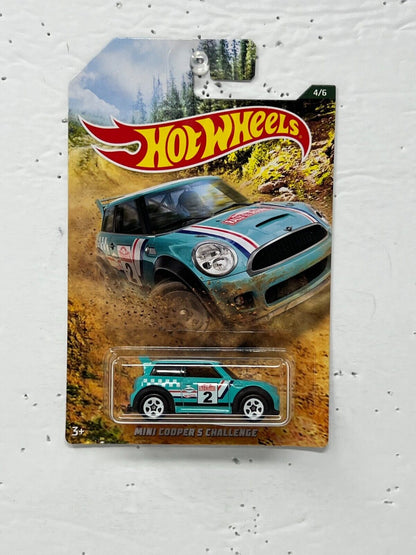Hot Wheels Rally Sport Mini Cooper S Challenge European Car 1:64 Diecast V3