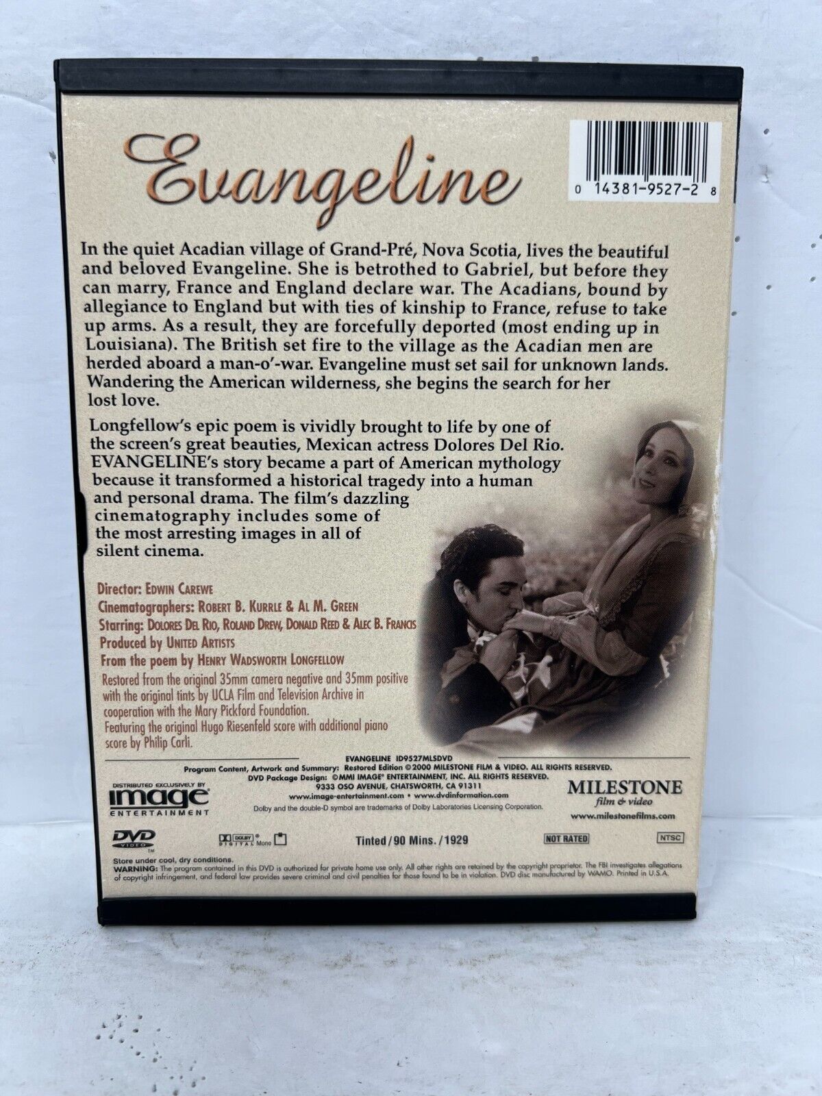 Evangeline (DVD) Drama Good Condition!!!