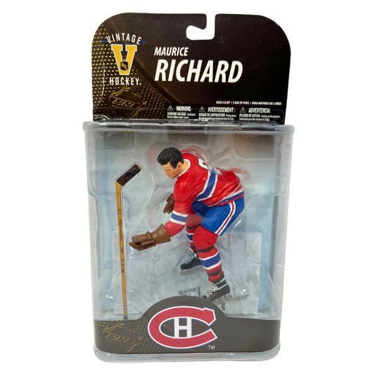 Mcfarlane NHL Legends 7 Maurice Richard Montreal Canadiens (Red) Jersey Figure