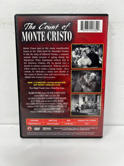 The Count of Monte Cristo (DVD) Adventure