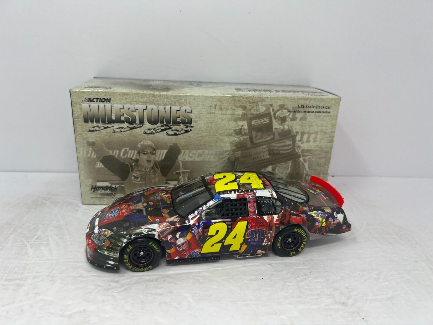 Action Nascar #24 Jeff Gordon Milestones 3 Time Daytona Winner 1:24 Diecast