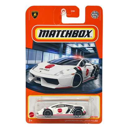 Matchbox Lamborghini Gallardo Police 1:64 Diecast V2