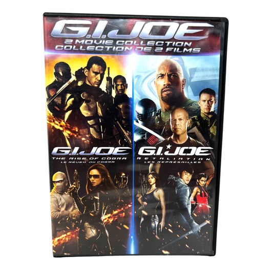 G.I. Joe 2-Movie Collection (DVD) Action Movie Good Condition!!!