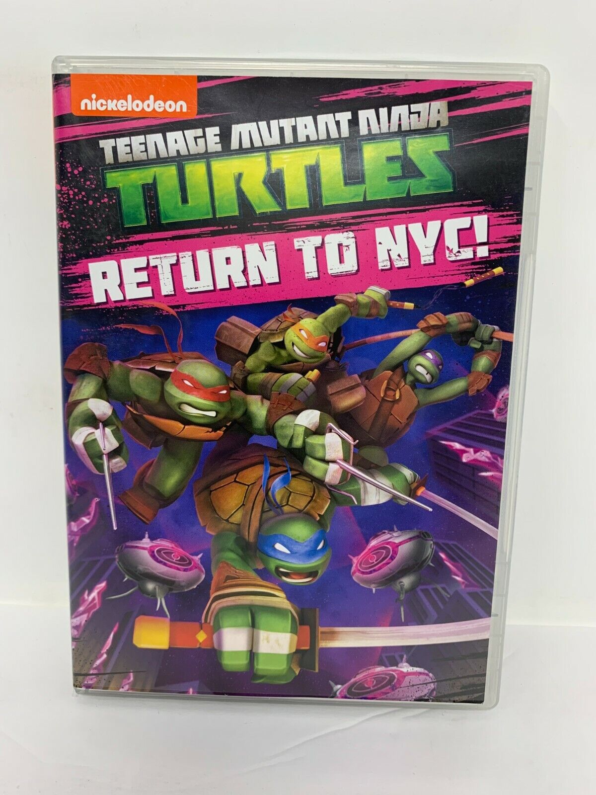 Teenage Mutant Ninja Turtles Return to NYC! (DVD) Kids Cartoon Good Condition!!!