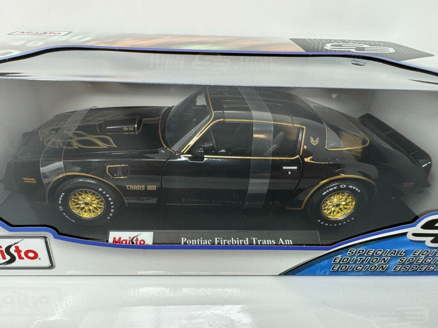 Maisto 1978 Pontiac Firebird Trans AM Special Edition 1:18 Diecast Black Color