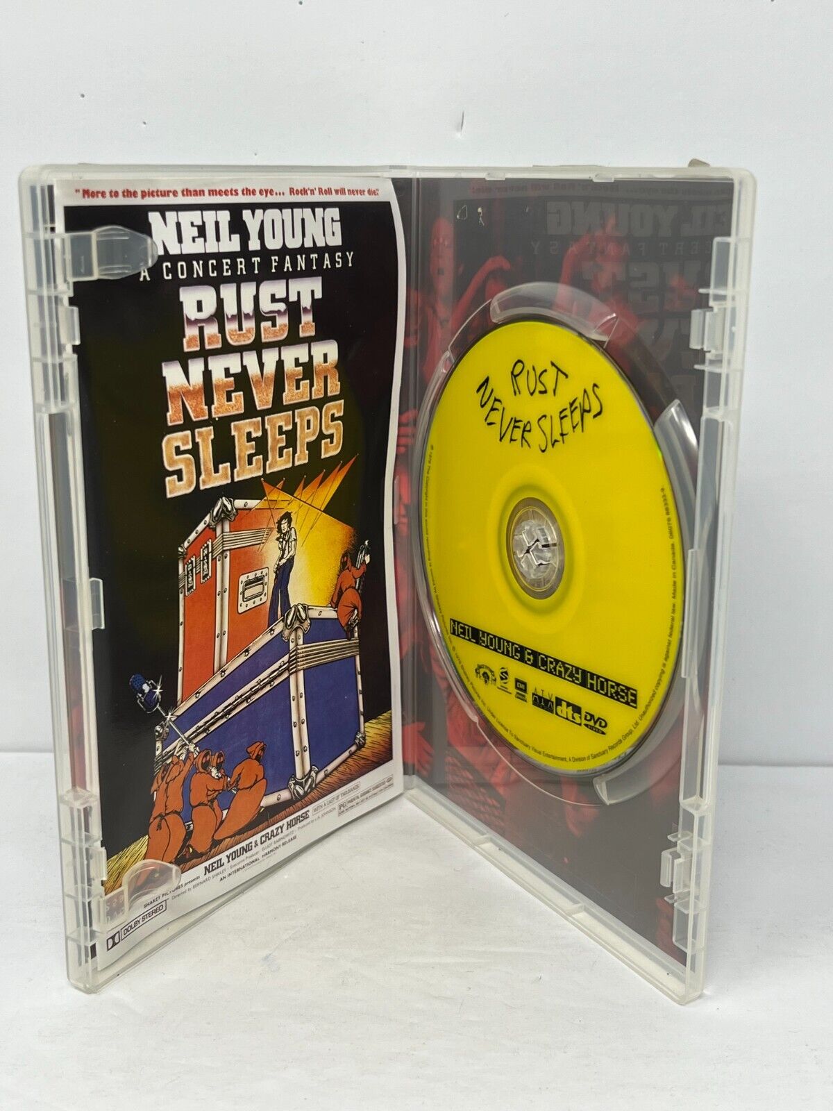 Neil Young & Crazy Horse Rust Never Sleeps (DVD) Music Concert Good Condition!!!