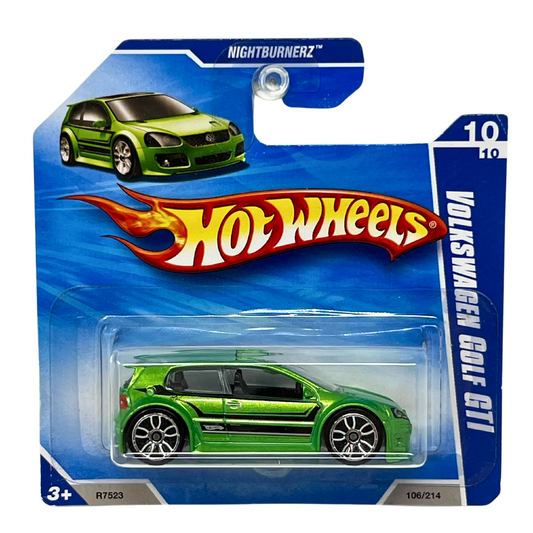 Hot Wheels Nightburnerz Volkswagen Golf GTI 1:64 Diecast Short Card