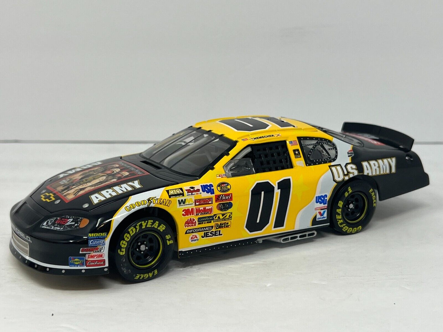 Action Nascar #1 Joe Nemechek U.S. Army Monte Carlo BANK 1:24 Diecast 1 of 300#