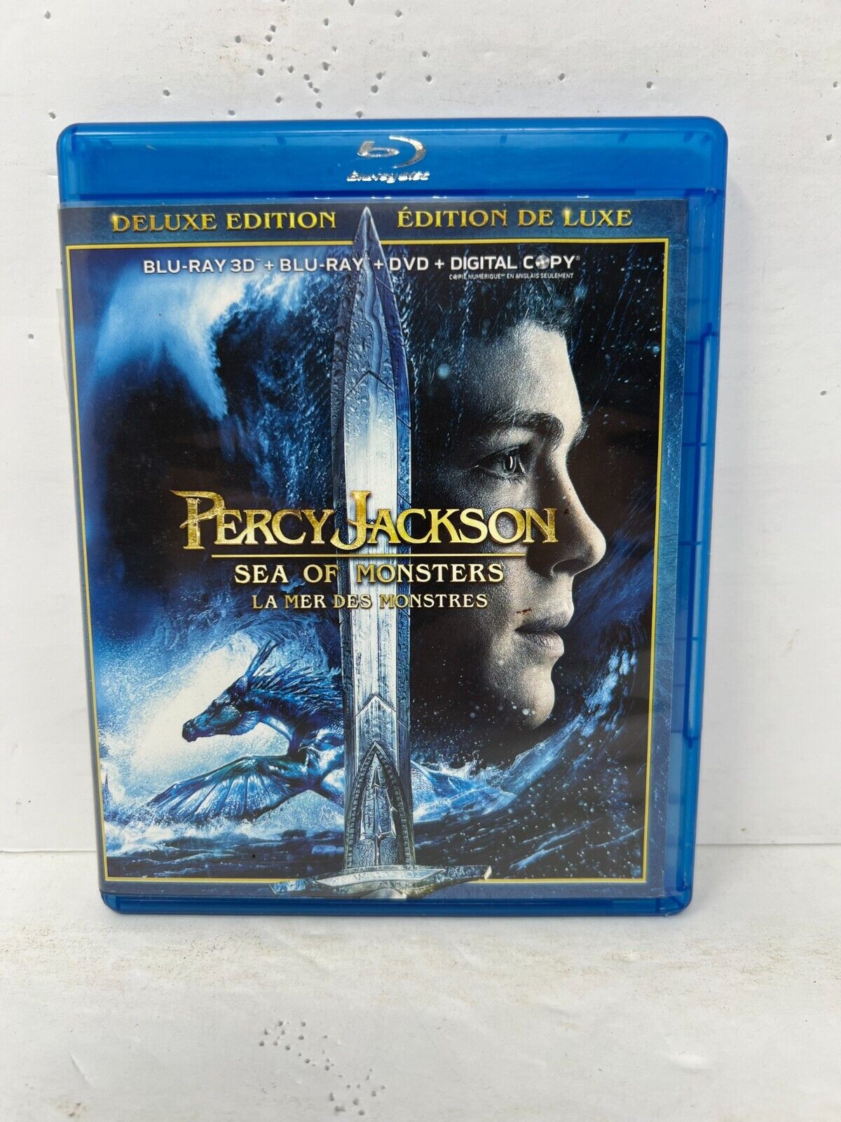 Percy Jackson: Sea of Monsters (Blu-ray 3D) Fantasy Good Condition!!!