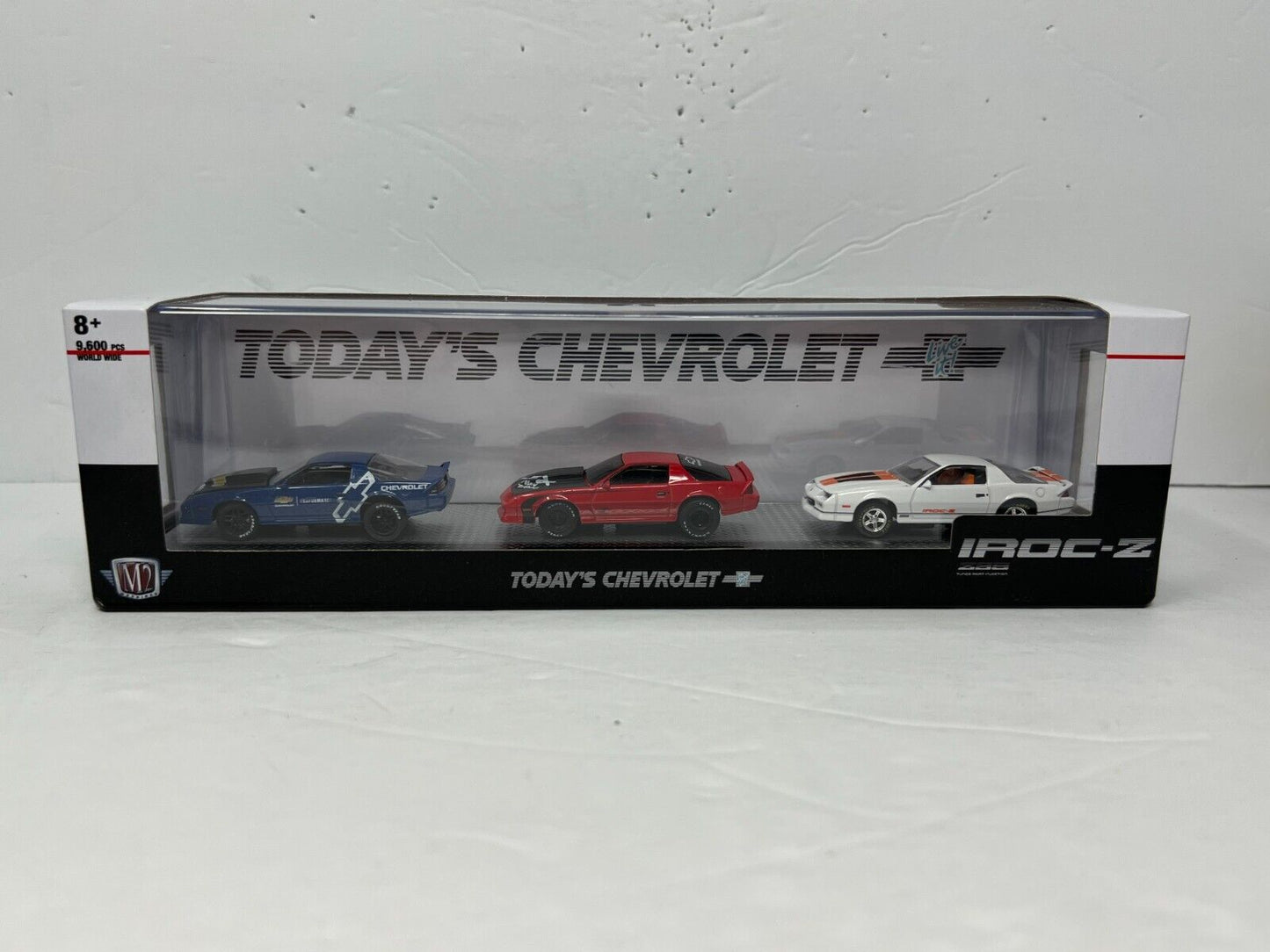 M2 Machines Today's Chevrolet 1985 Chevrolet Camaro 3-Pack IROC-Z 1:64 Diecast