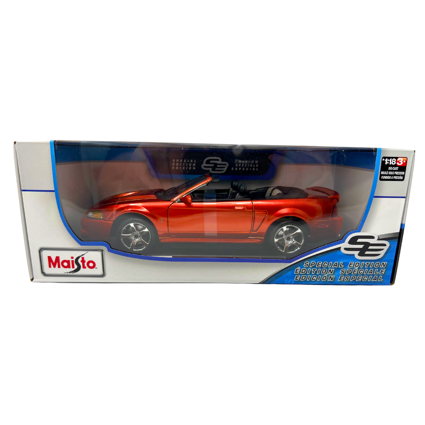 Maisto 2003 Ford SVT Mustang Cobra Covertible Top Special Edition 1:18 Diecast