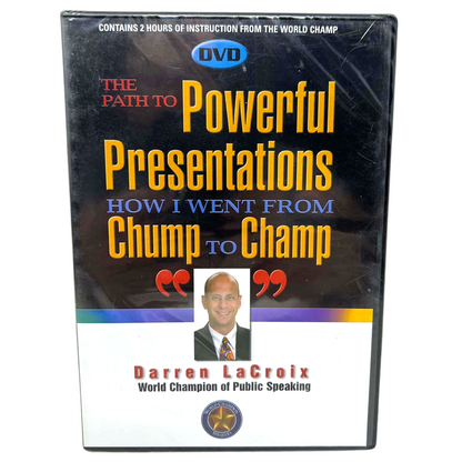 The Path to Powerful Presentations (DVD) Darren Lacroix Documentary New & Sealed