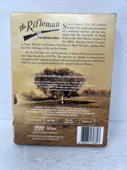 The Rifleman: Season 4 (DVD) TV Series Boxset Good Condition!!!