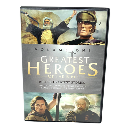 Greatest Heroes of the Bible, Vol. 1 (DVD) Religious Good Condition!!!