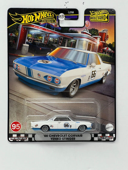 Hot Wheels Premium Boulevard 1966 Chevrolet Corvair Yenko Stinger 1:64 Diecast