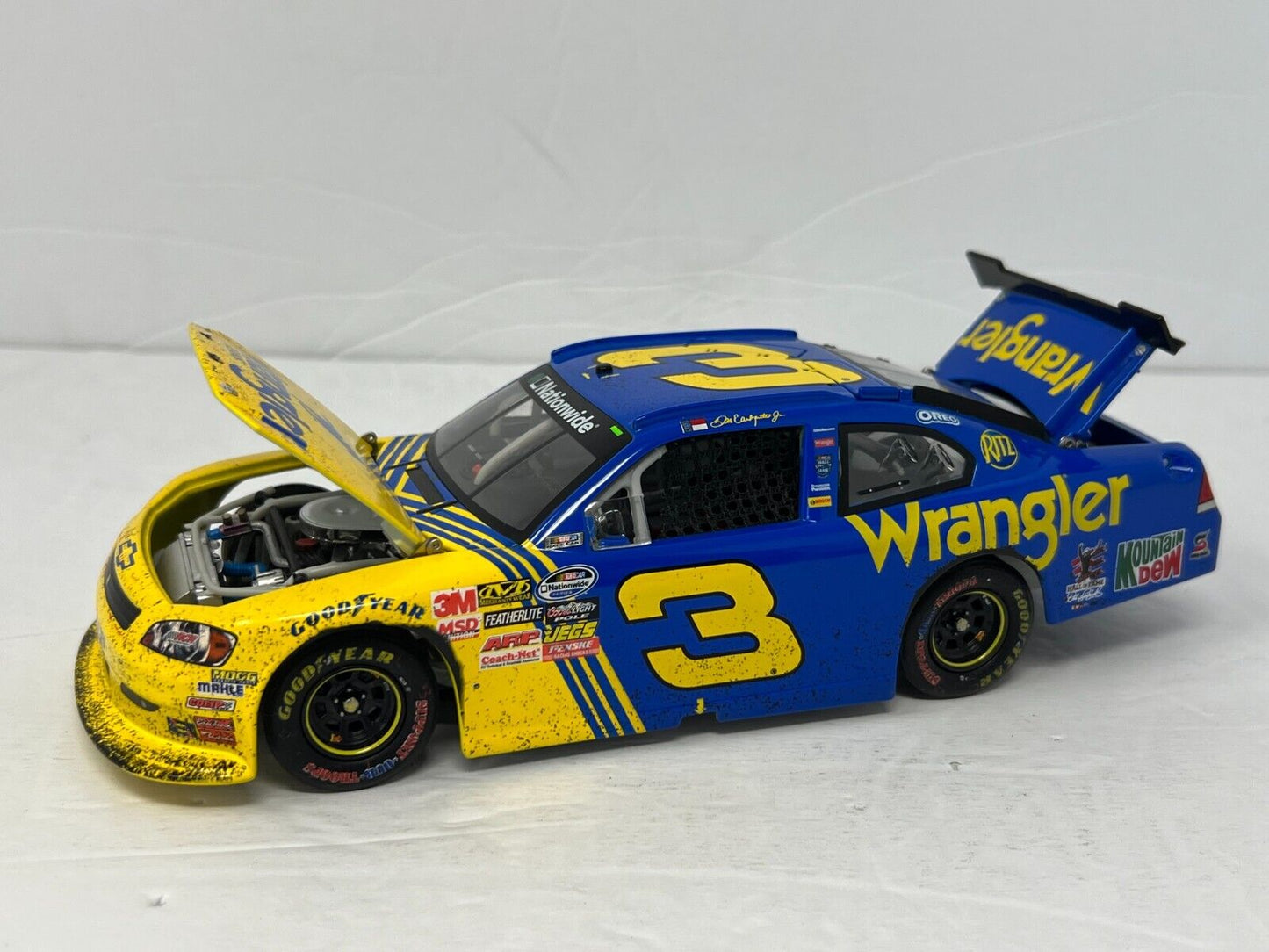 Action Nascar #3 Dale Earnhardt Jr. Wrangler Impala Raced Version 1:24 Diecast