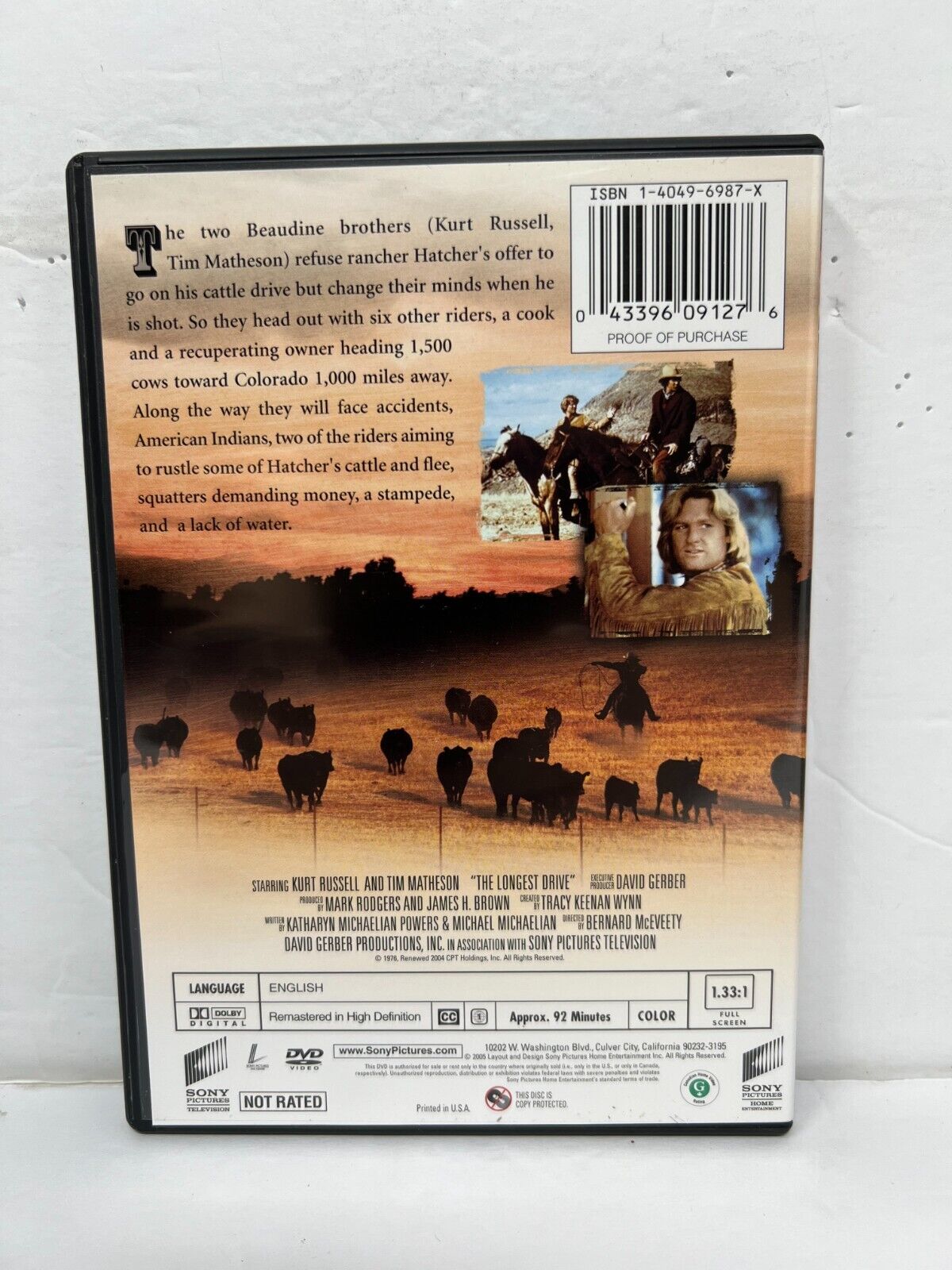 The Quest: The Longest Drive (DVD) Western Good Condition!!!