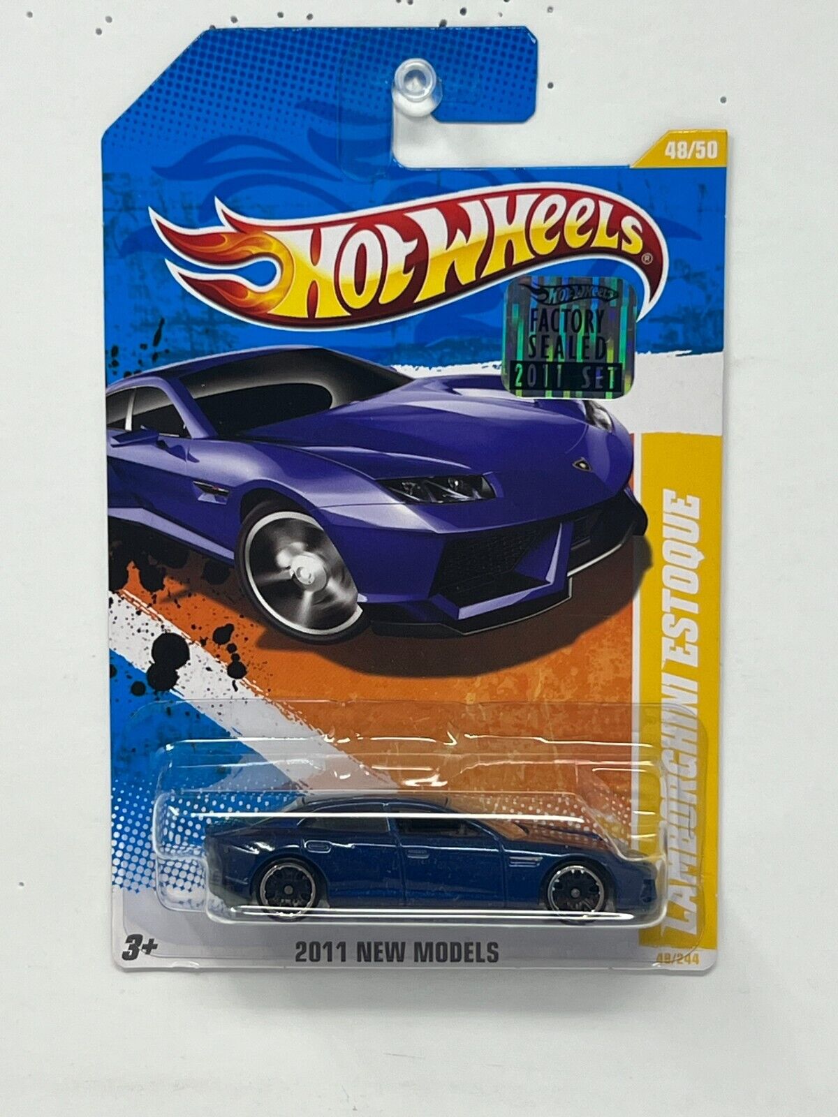 Hot Wheels 2011 New Models Lamborghini Estoque 1:64 Diecast Factory Sealed Blue