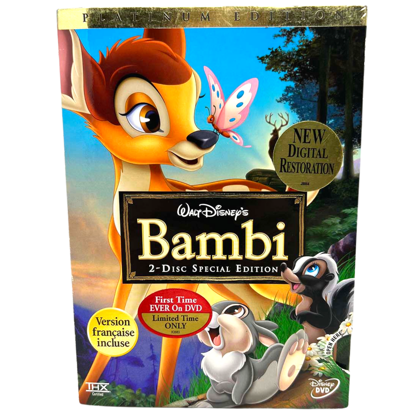 Disney Bambi (DVD) Disney Classic Good Condition!!!