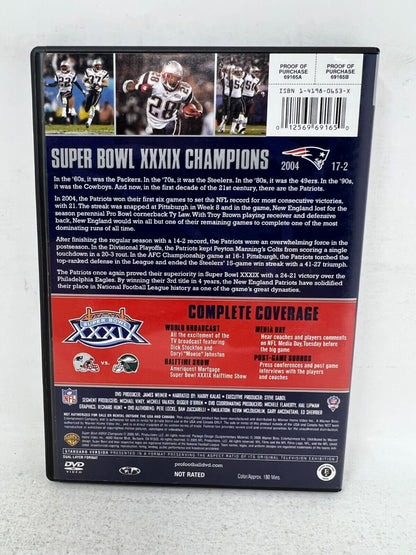 New England Patriots Super Bowl  XXXIX NFL Films Sports Good Condition!!!
