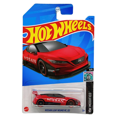 Hot Wheels HW Modified Nissan Leaf Nismo RC02 JDM 1:64 Diecast Red