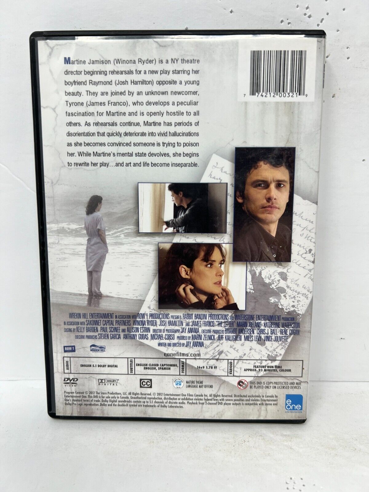 The Letter (DVD) Thriller