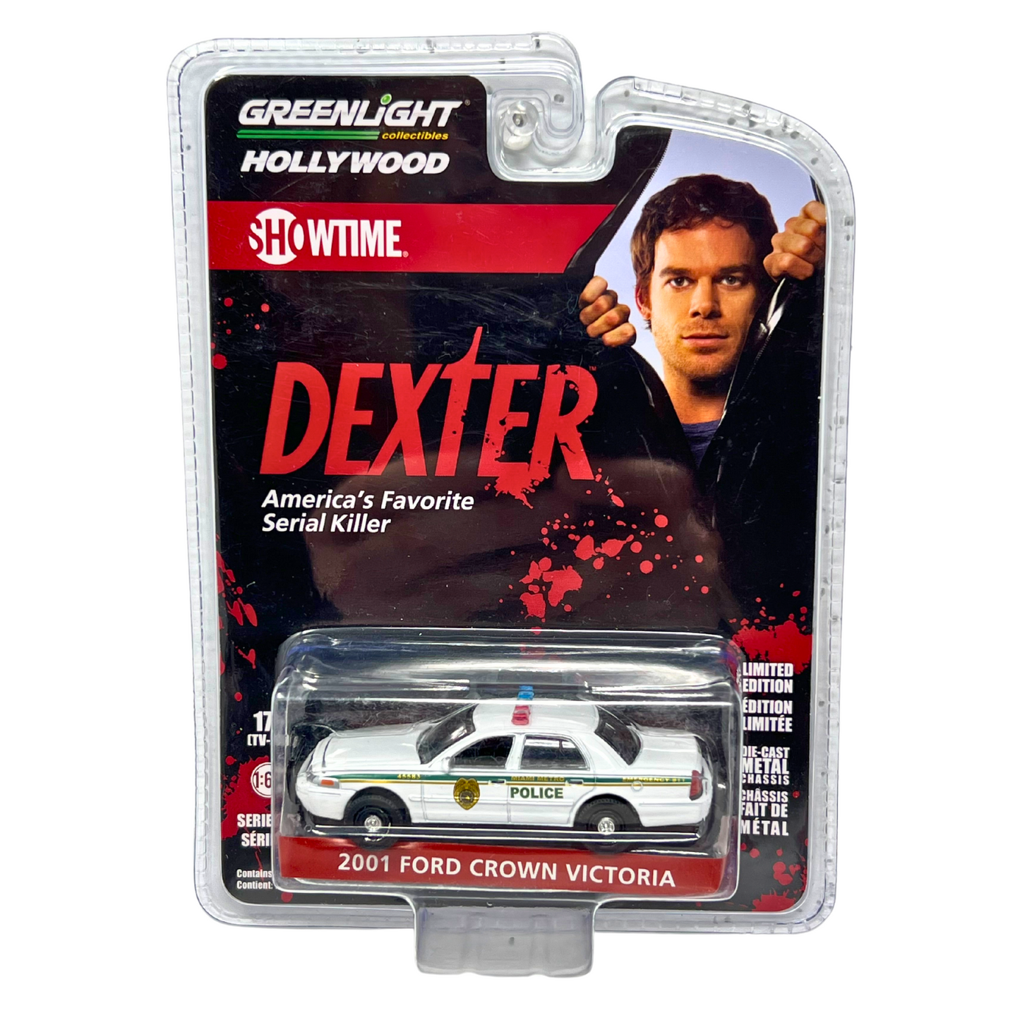 Greenlight Hollywood Dexter 2001 Ford Crown Victoria 1:64 Diecast