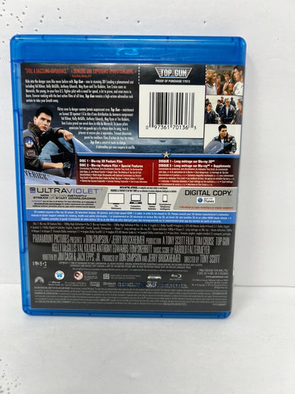 Top Gun (Blu-ray 3D) Action Good Condition!!!