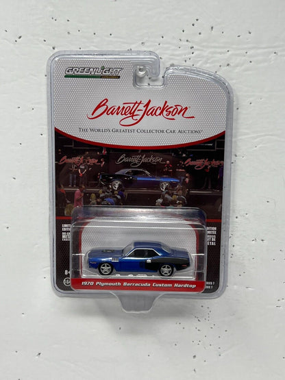 Greenlight Barrett-Jackson 1970 Plymouth Barracuda Custom Hardtop 1:64 Diecast