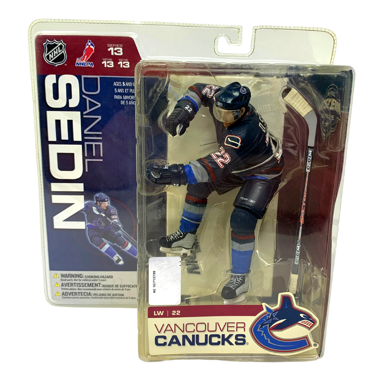 Mcfarlane NHL Daniel Sedin Vancouver Canucks Surprise Chase Series 13 Figure