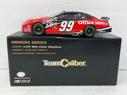 Team Caliber Nascar #99 Carl Edwards Office Depot 2006 Ford Fusion 1:24 Diecast