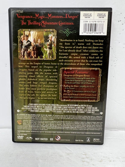 Dungeons & Dragons: Wrath of the Dragon God (DVD) Fantasy Good Condition!!!