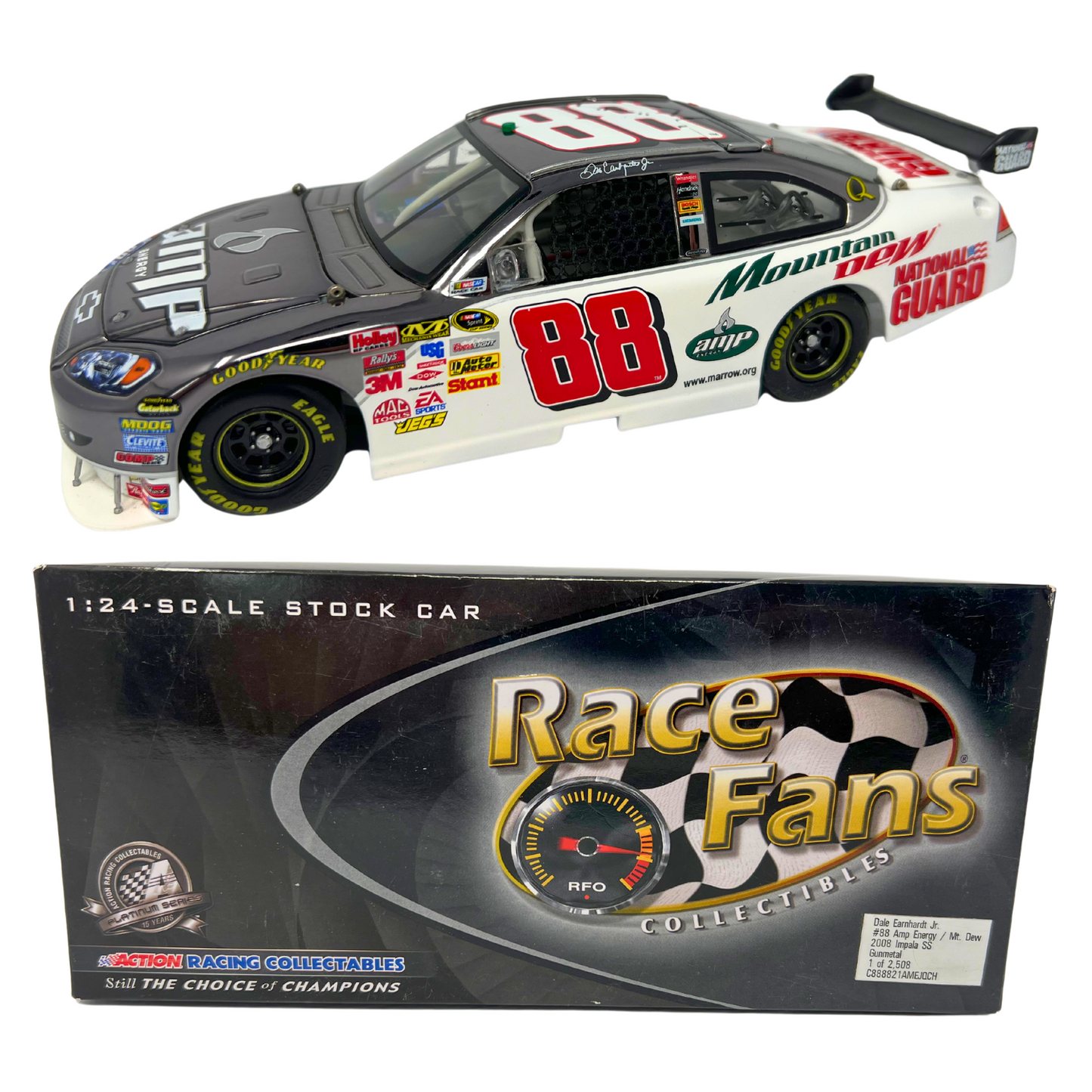 Action Nascar #88 Dale Earnhardt Jr. Amp Energy  2008 Impala SS 1:24 Diecast