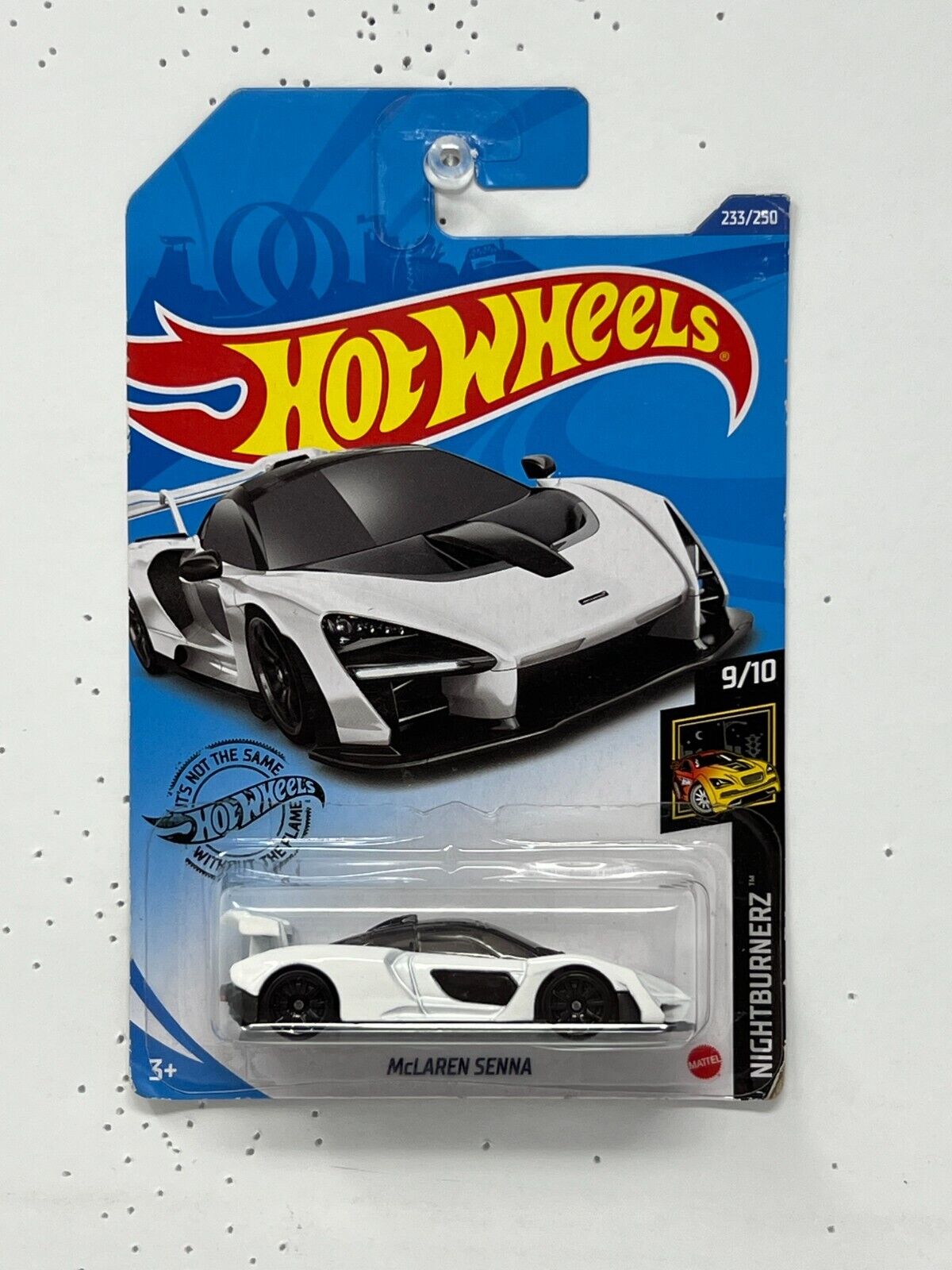 Hot Wheels Nightburnerz McLaren Senna White 1:64 Diecast Version 3