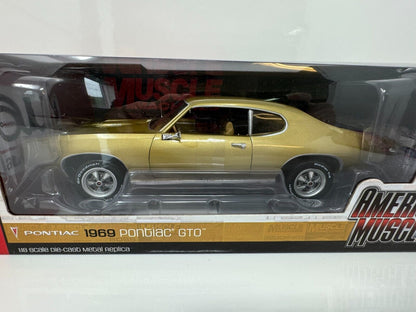 Auto World American Muscle 1969 Pontiac GTO Limited 1:18 Diecast 1 of 1002