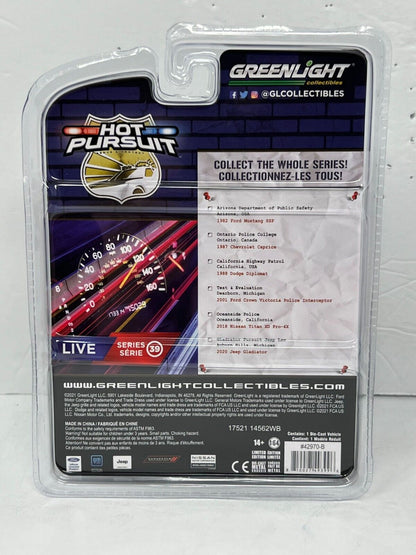 Greenlight Hot Pursuit 1987 Chevrolet Caprice 1:64 Diecast