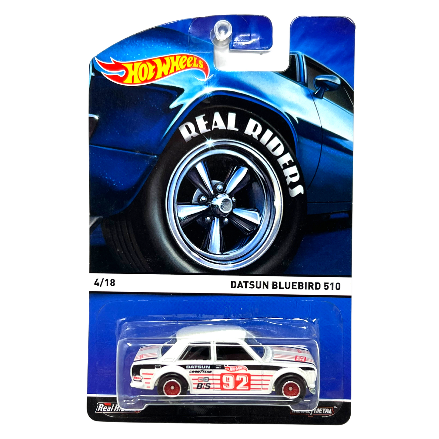 Hot Wheels Heritage Real Riders Datsun Bluebird 510 1:64 Diecast