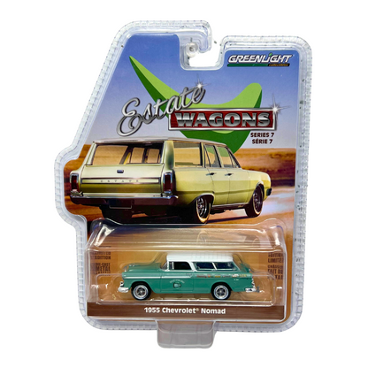 Greenlight Estate Wagons 1955 Chevrolet Nomad 1:64 Diecast