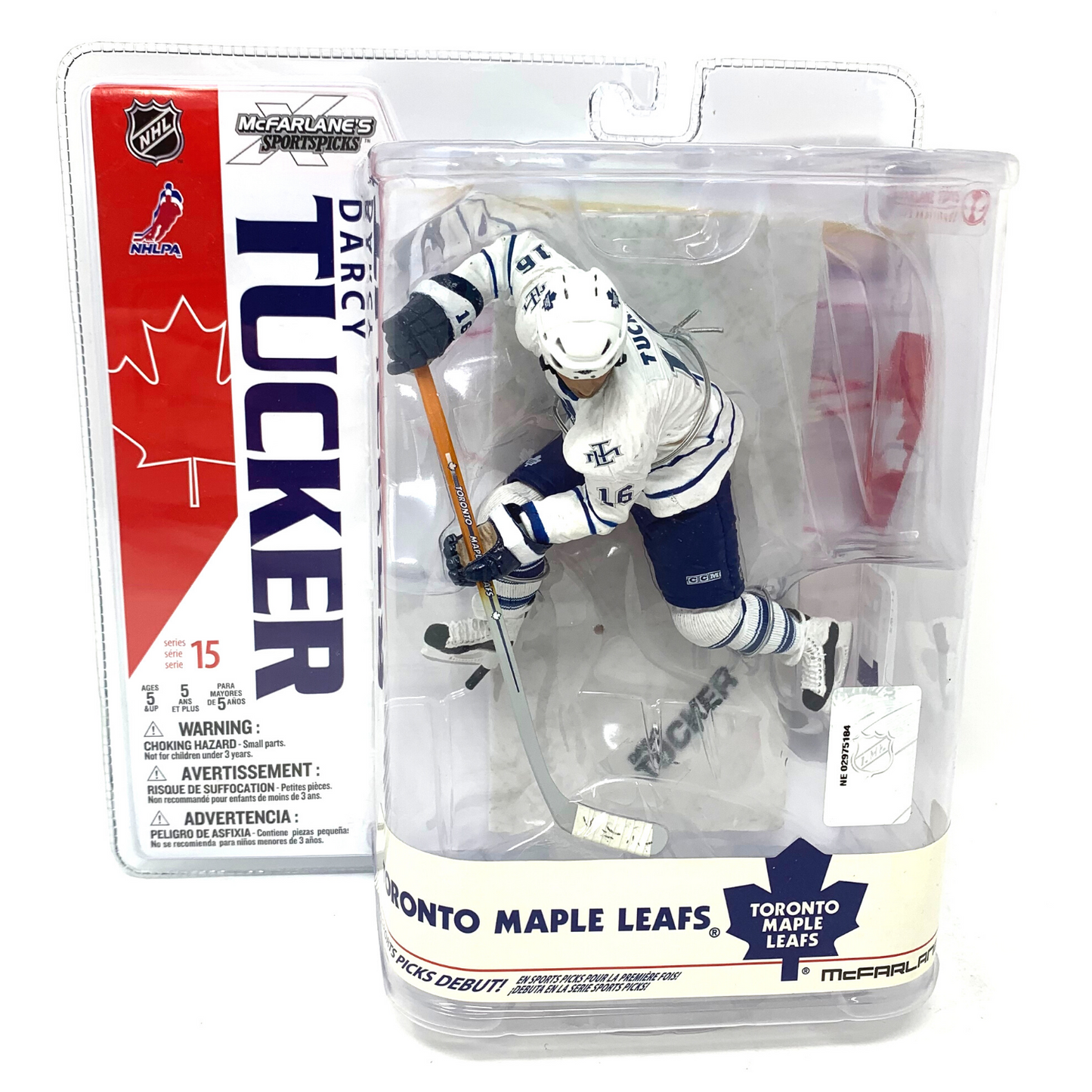 Mcfarlane NHL Darcy Tucker Toronto Maple Leafs White Jersey Series 15 Figure