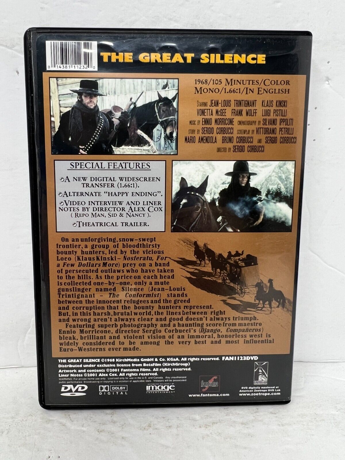 Il grande silenzio (DVD) Western