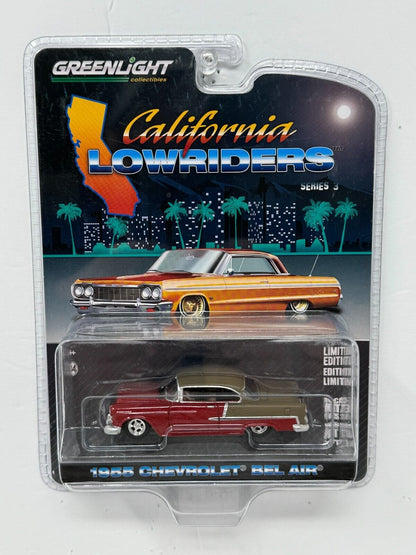 Greenlight California Lowriders 1955 Chevrolet Bel Air 1:64 Diecast