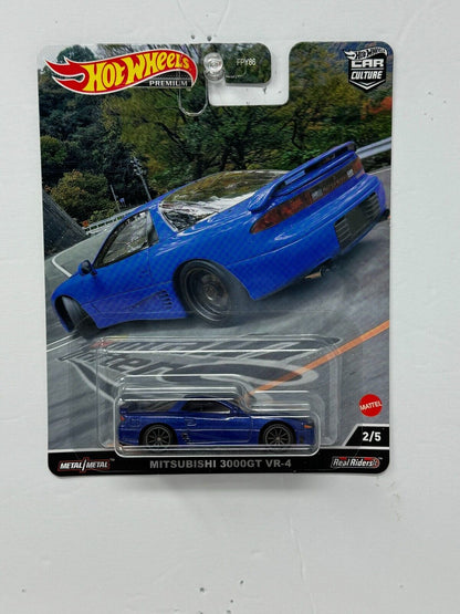 Hot Wheels Premium Mountain Drifters Mitsubishi 3000GT VR-4 1:64 Diecast