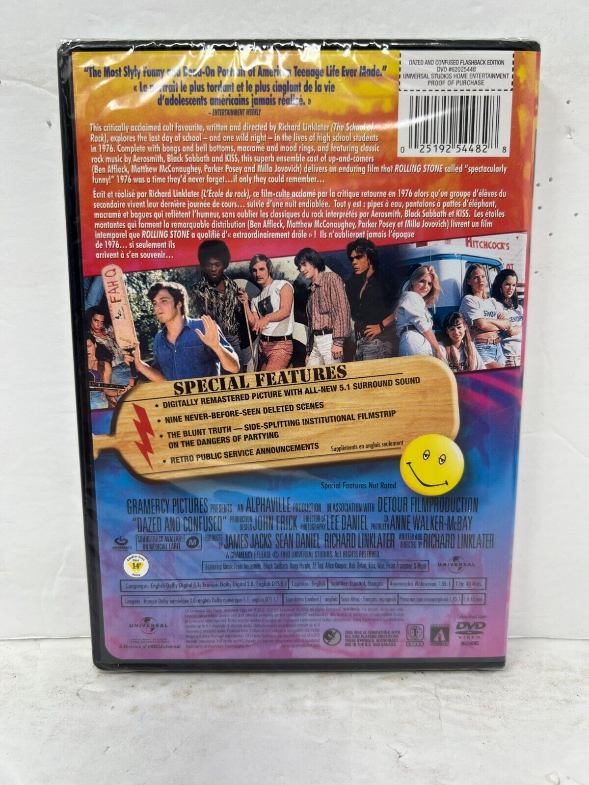 Dazed and Confused (DVD) Comedy Brand New and Sealed!!!