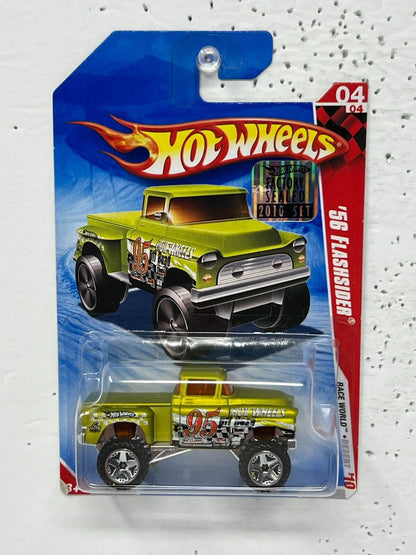 Hot Wheels Race World Desert 1956 Chevrolet Flashsider Truck 1:64 Diecast V2