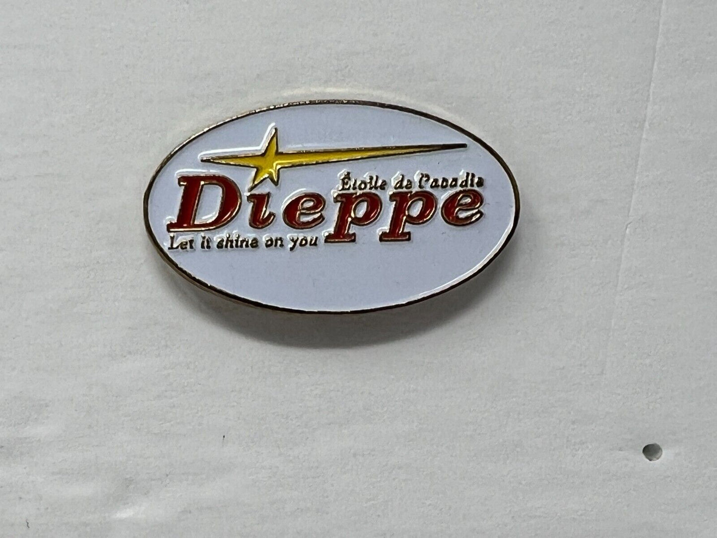 Town of Dieppe New Brunswick Souvenir Cities & States Lapel Pin SP6 V2