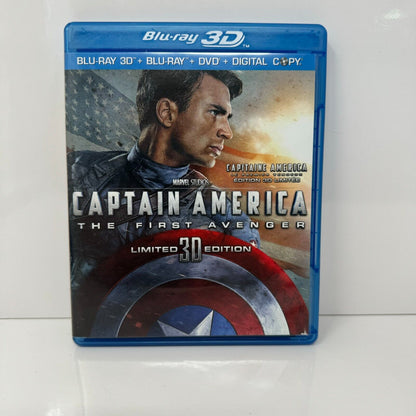 Captain America: The First Avenger (Blu-ray 3D) Marvel Good Condition!!!