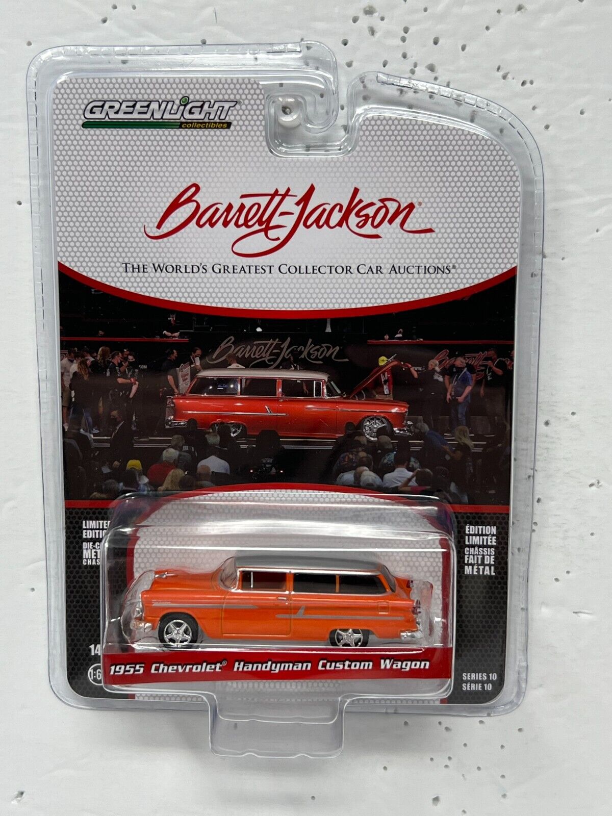 Greenlight Barrett-Jackson 1955 Chevrolet Handyman Custom Wagon 1:64 Diecast