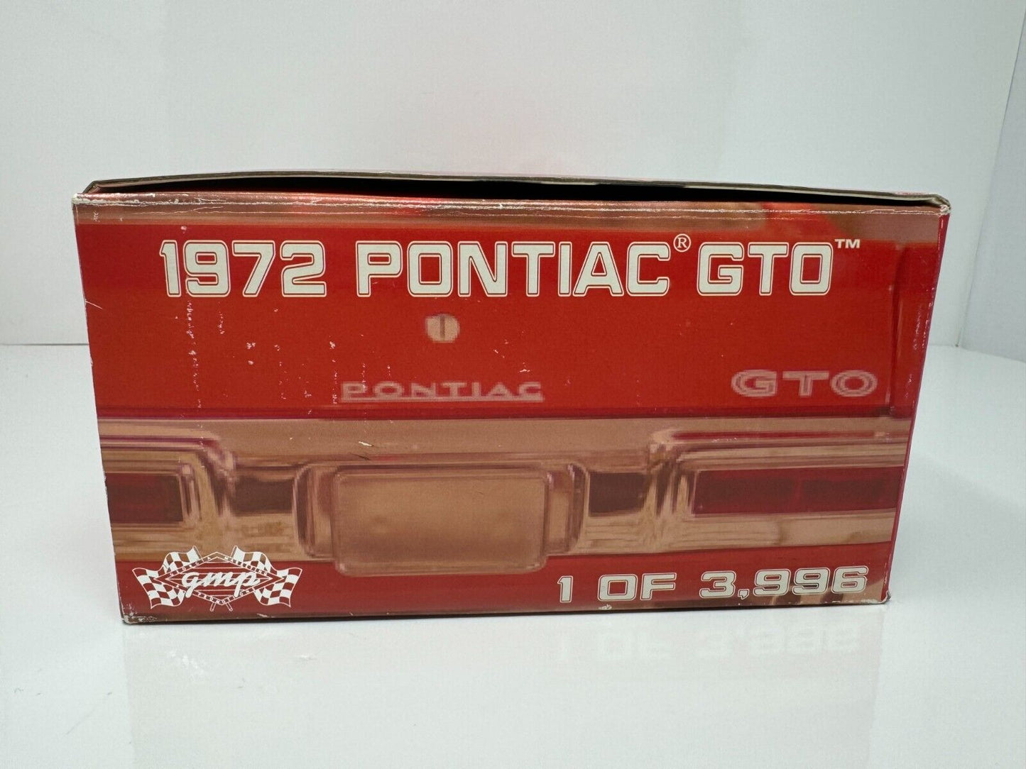 GMP 1972 Pontiac GTO General Motors 1:18 Diecast Limited Edition 1 of 3996