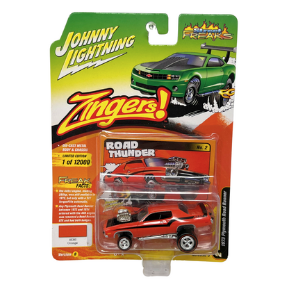 Johnny Lightning Zingers! 1973 Plymouth Road Runner 1:64 Diecast Version B V2